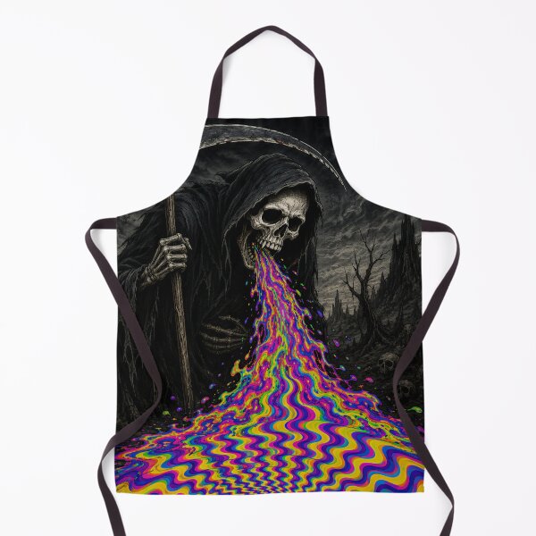 Item preview, Grim Reaper Vomiting Optical Illusion designed and sold by hyperbeast store.