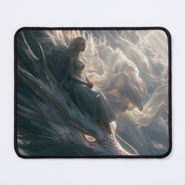 Item preview, The White Dragon’s Ascent designed and sold by oanaunciuleanu.