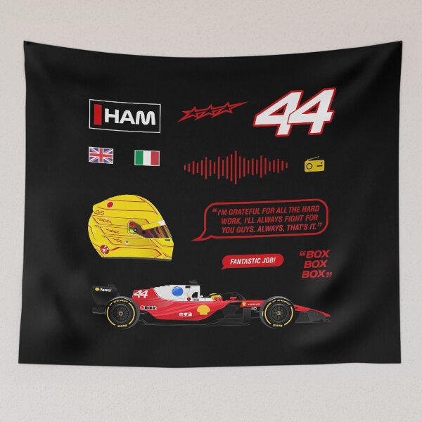 Item preview, Racing Driver 44  - Team Radio designed and sold by Mariel  Toigo.