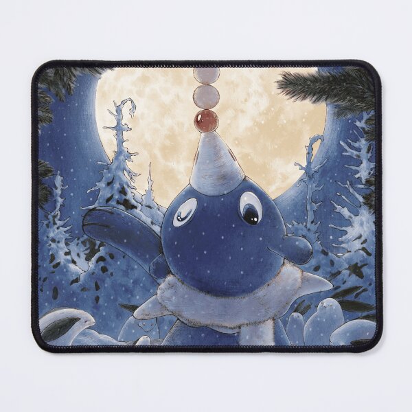 Item preview, Blue Creature Balances Berries Full Moon designed and sold by Hommatewel.