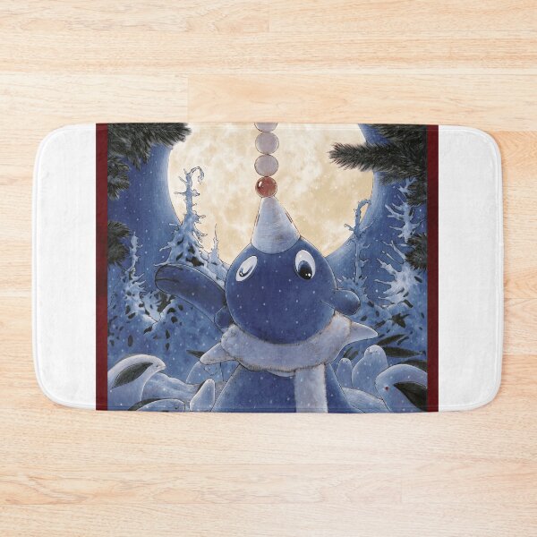 Item preview, Blue Creature Balances Berries Full Moon designed and sold by Hommatewel.