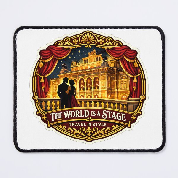 Item preview, The World Is A Stage Opera Aesthetic Luxury Travel  designed and sold by Modefissi.