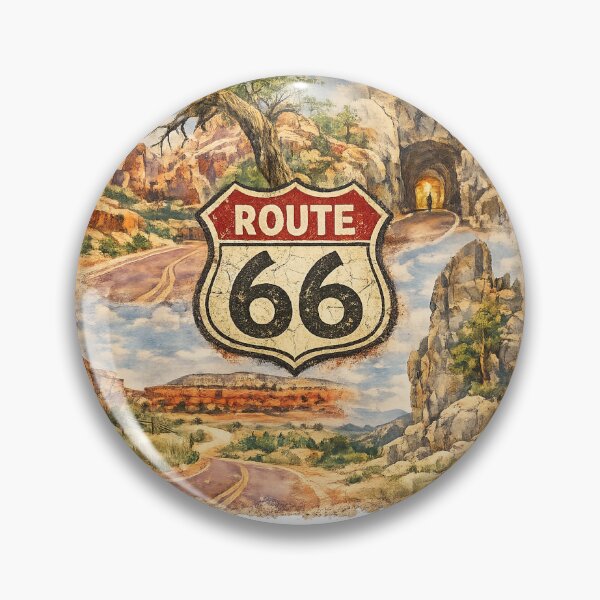 Item preview, Route 66 Watercolor designed and sold by FindYourNeutral.