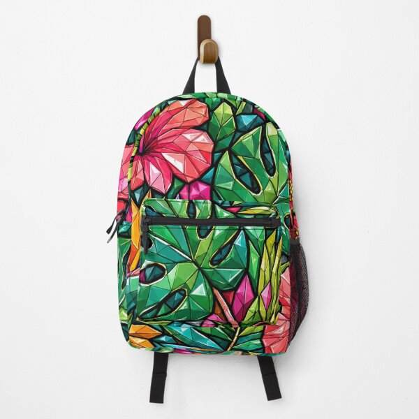 Item preview, Tropical Monstera and Hibiscus Botanical Pattern designed and sold by DjFreeq.
