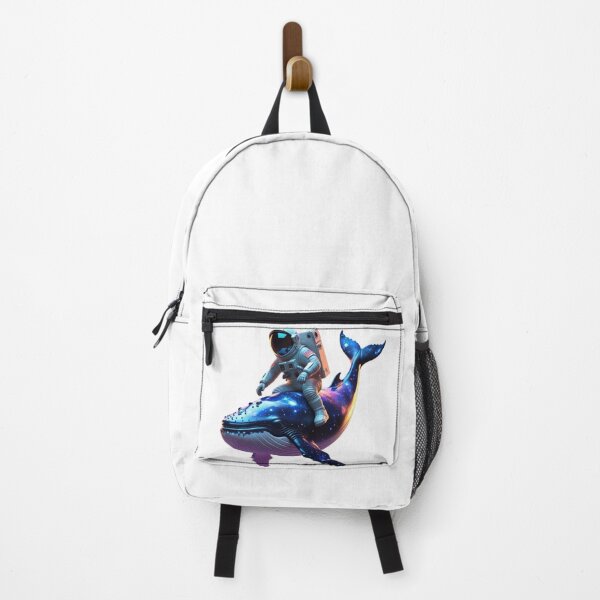Item preview, Astronaut riding whale through galaxy designed and sold by kidoramagic.