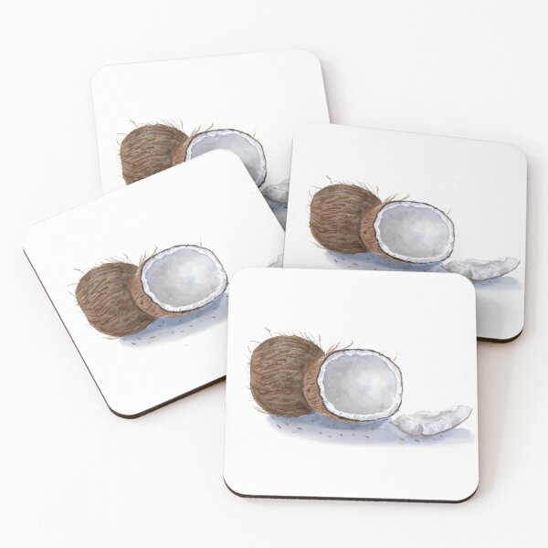 Item preview, Watercolor Coconuts designed and sold by daphsam.
