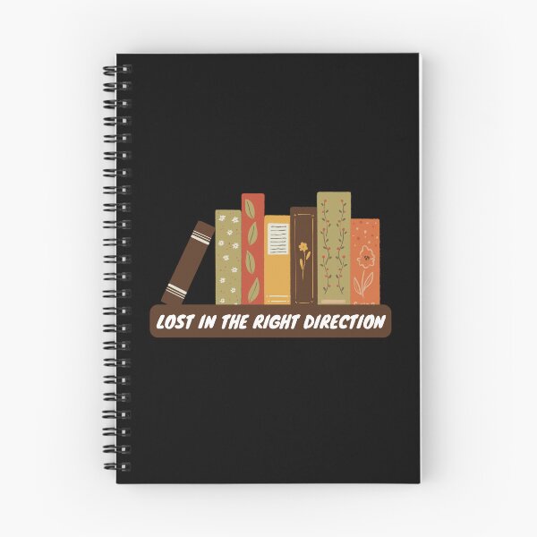 Item preview, Floral book Lost In The Right Direction Cute Cottagecore Book Lover Bookshelf Gift designed and sold by Art IN Pack.