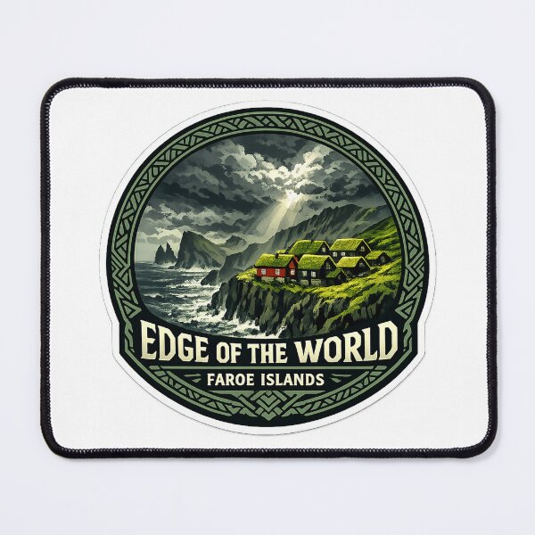 Item preview, Edge Of The World Faroe Islands Dramatic Cliffs  designed and sold by Modefissi.