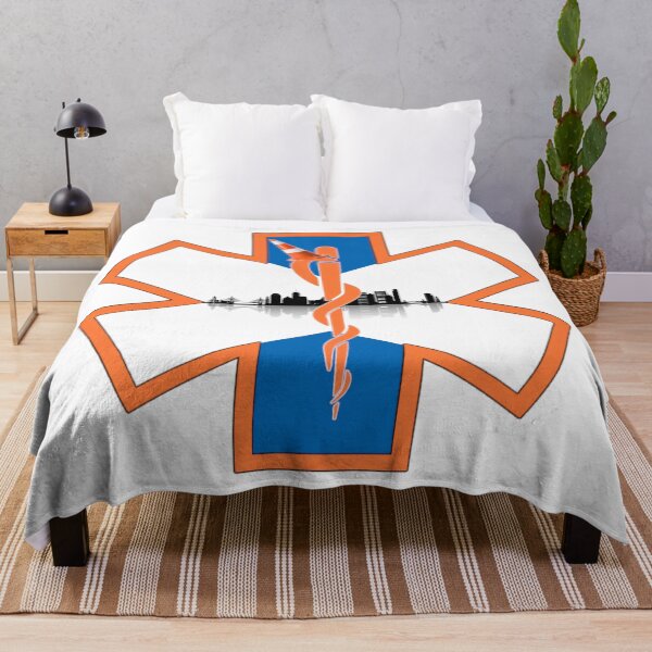 Item preview, Tartan Army Traffic Cone x Boston EMS Logo Star of Life designed and sold by BerlinerKatzen.