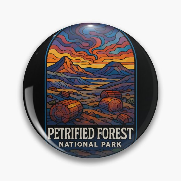Item preview, Petrified Forest National Park Stained Glass designed and sold by TomFrontierArt.