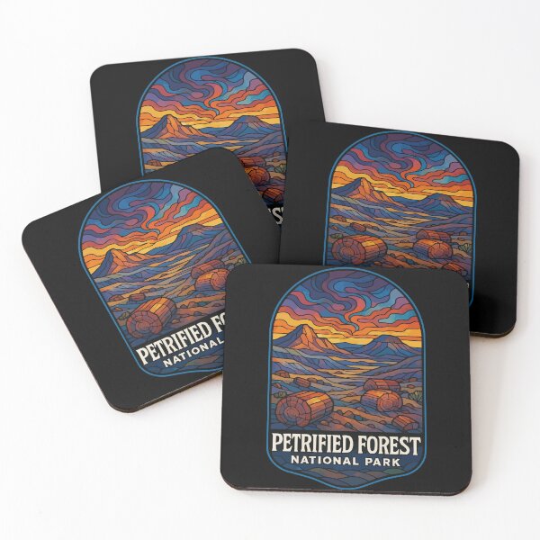 Item preview, Petrified Forest National Park Stained Glass designed and sold by TomFrontierArt.