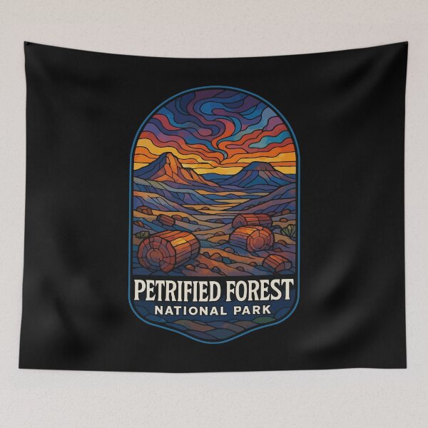 Item preview, Petrified Forest National Park Stained Glass designed and sold by TomFrontierArt.