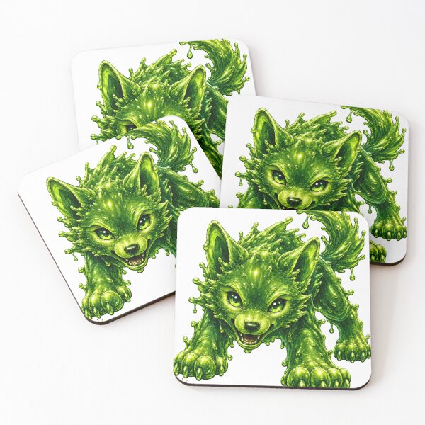 Item preview, Slime Direwolf Cub designed and sold by Monster Daze.