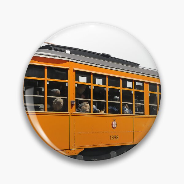 Item preview, MUNI - San Francisco Vintage Orange Streetcar Isolated on White Background designed and sold by PIXEL POP DESIGNS - Beyond the Norm!.
