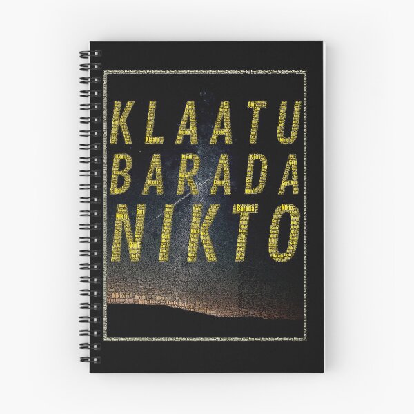 Item preview, Klaatu barada nikto designed and sold by jonfun1.