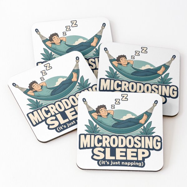 Item preview, Microdosing Sleep Funny Nap Lover Wellness Parody designed and sold by Riah Studio.