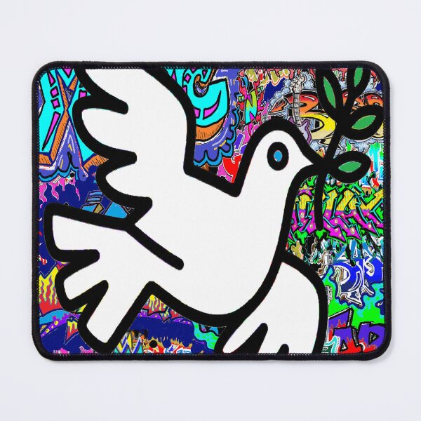 Item preview, graffiti peace Dove Art 1234 designed and sold by LowEndGraphics.