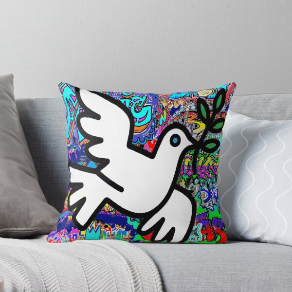 Item preview, graffiti peace Dove Art 1234 designed and sold by LowEndGraphics.
