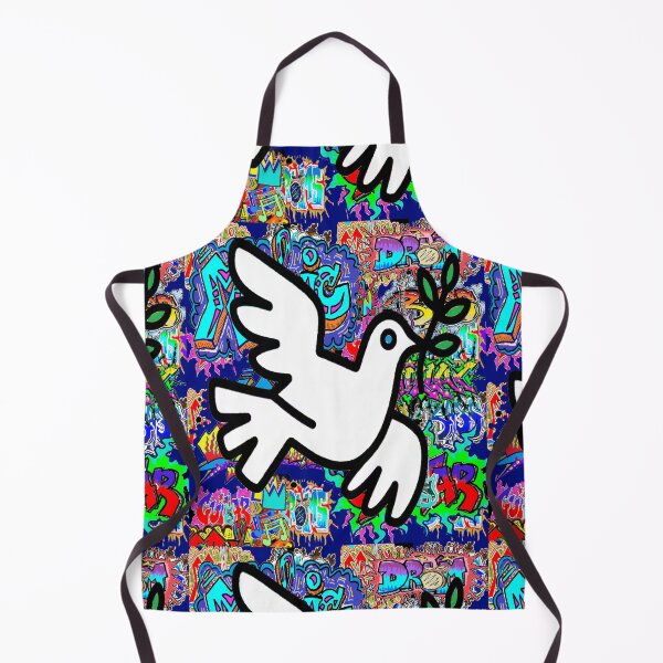 Item preview, graffiti peace Dove Art 1234 designed and sold by LowEndGraphics.