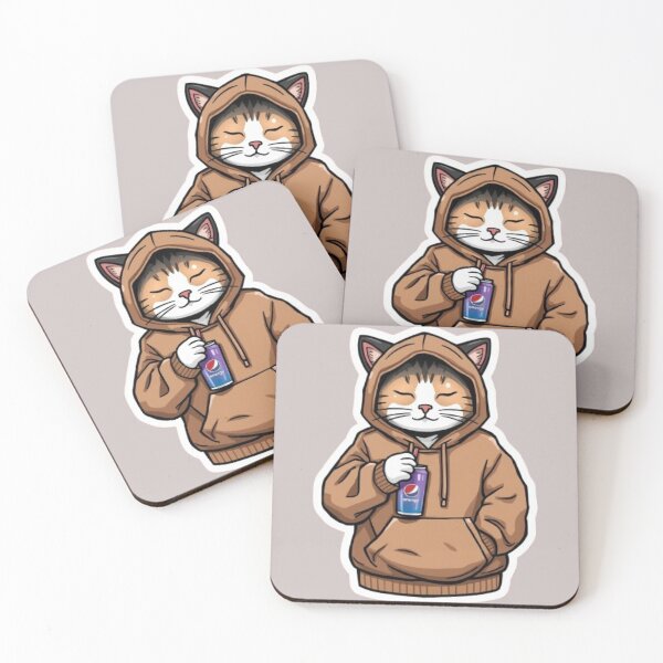 Item preview, No Sleep Just Gaming Cat Sticker designed and sold by Stylestickers55.