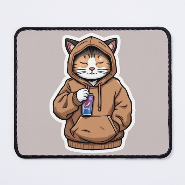 Item preview, No Sleep Just Gaming Cat Sticker designed and sold by Stylestickers55.