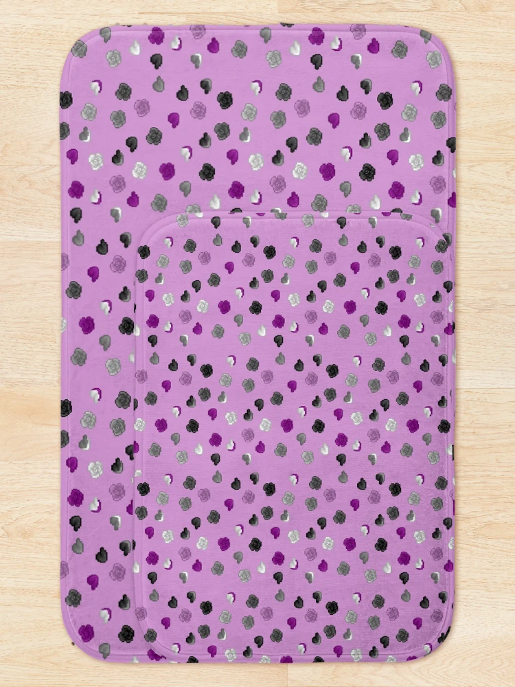Thumbnail 5 of 6, Bath Mat, Ace Roses Sticker Sheet & Pattern designed and sold by Roxzania.