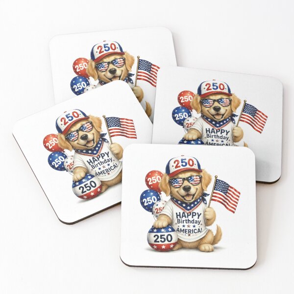 Item preview, Cute Daddy Dog Celebrating 250th America Birthday designed and sold by TeesAmerica.