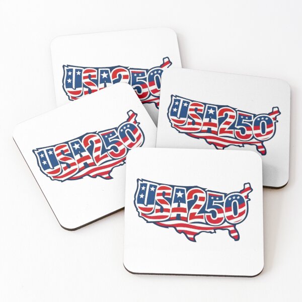 Item preview, USA 250 American Flag Map Sticker designed and sold by dragonmotor7.