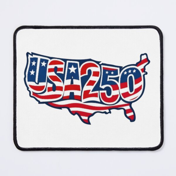 Item preview, USA 250 American Flag Map Sticker designed and sold by dragonmotor7.