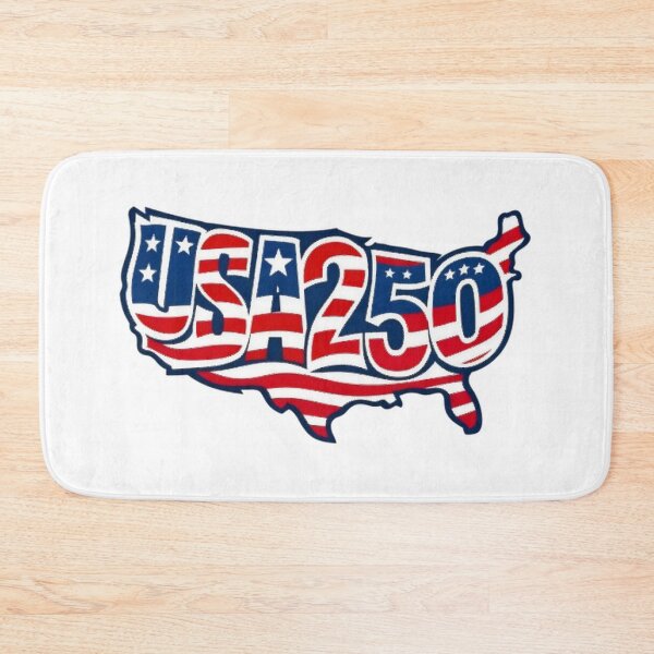 Item preview,  USA 250 American Flag Map Sticker designed and sold by Dragonmotor Media.