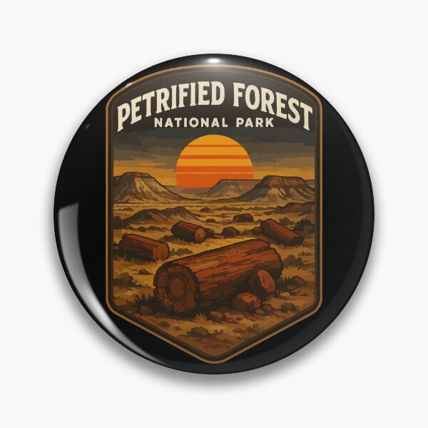 Item preview, Petrified Forest National Park Retro Travel designed and sold by TomFrontierArt.