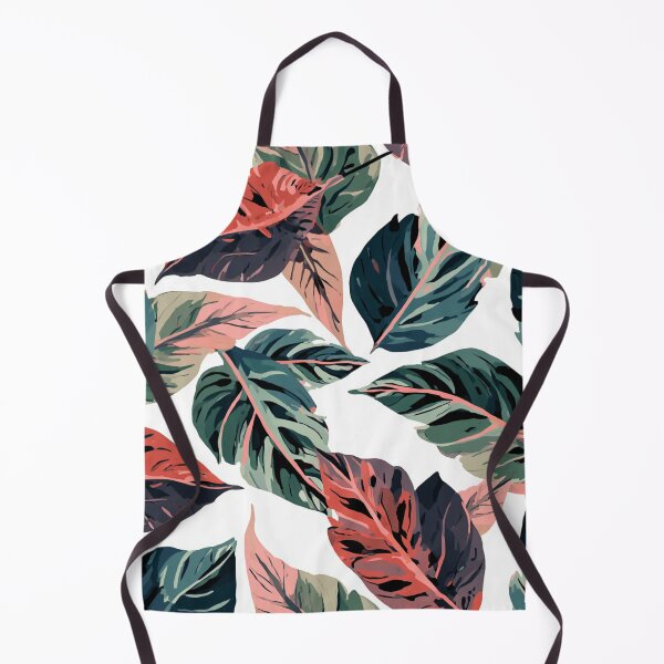 Item preview, Blush & Botanical: Modern Tropical Leaf Pattern on White designed and sold by LiveLearnCreate.