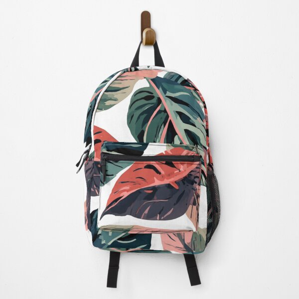 Item preview, Blush & Botanical: Modern Tropical Leaf Pattern on White designed and sold by LiveLearnCreate.