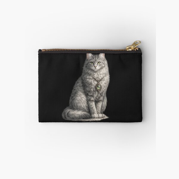 Item preview, Green Eyed Grey Cat Portrait designed and sold by VelarisMoon.