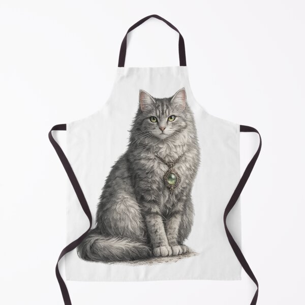 Item preview, Green Eyed Grey Cat Portrait designed and sold by VelarisMoon.