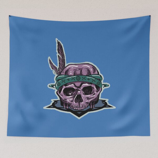 Item preview, Vintage Skull Emblem Design | Dark Alternative Tattoo Style Graphic designed and sold by Half Mess.