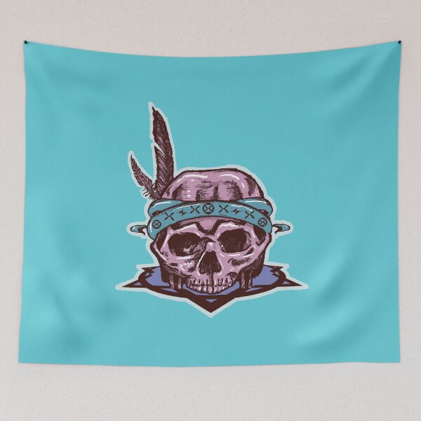 Item preview, Vintage Skull Emblem Design | Dark Alternative Tattoo Style Graphic designed and sold by Half Mess.