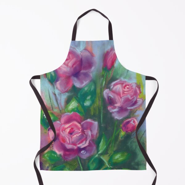 Item preview, Roses in the Garden Mixed Media designed and sold by Dina's Fine Arts.