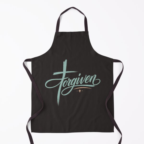 Item preview, Forgiven Cross Christian Script designed and sold by TheLampClothing.