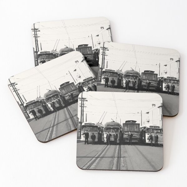 Item preview, Historic San Francisco Municipal Railway Fleet Portrait designed and sold by PIXEL POP DESIGNS - Beyond the Norm!.