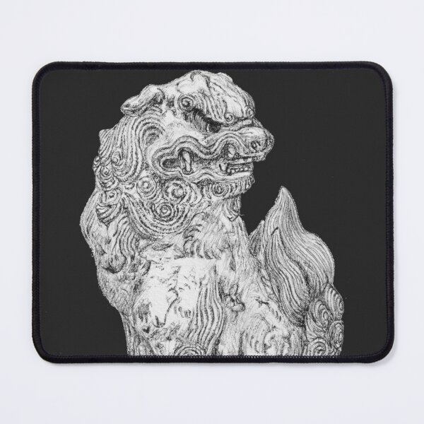 Item preview, Ancient Artifact Series - Foo Dog Guardian Black designed and sold by ECMazur Art.