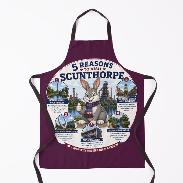 Item preview, 5 Reasons to Visit Sculthorpe T-Shirt designed and sold by TheThriftyBrit.