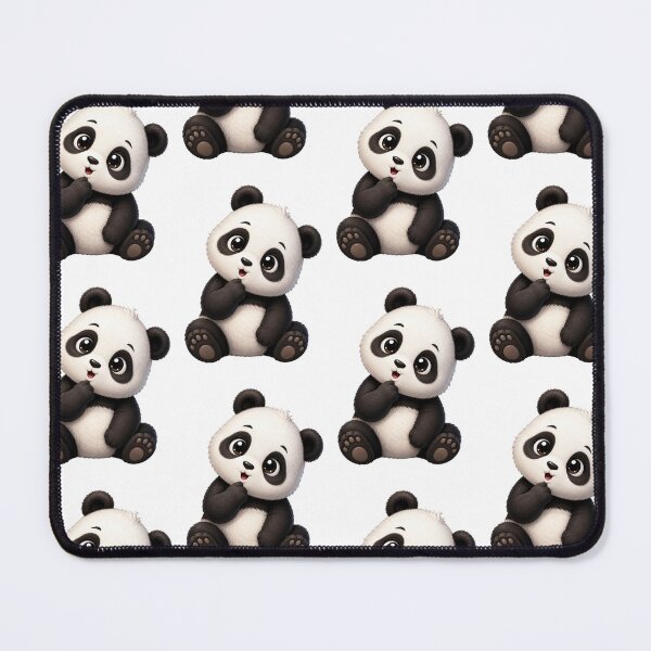 Item preview, Curious Baby Panda Sticker | Cute Animal Cartoon designed and sold by Creativeeworld777.