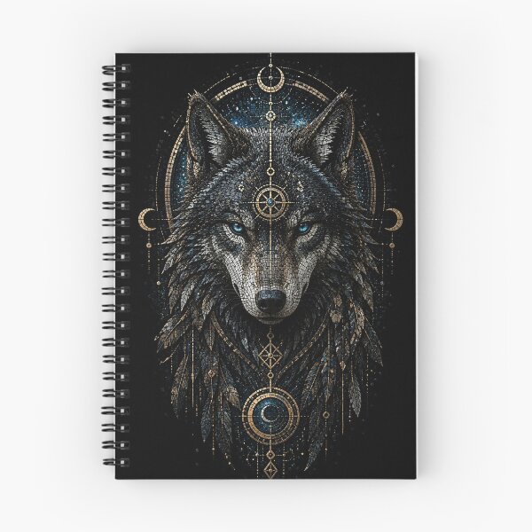 Item preview, Mosaic, MicroMosaic, WolfArt, Tribal, Mystic, Geometric, Sacred, Animal, Streetwear, Nature, Gothic designed and sold by JcAbstractArt.