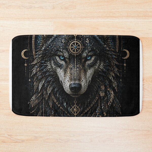Item preview, Mosaico, Micromosaico, WolfArt, Tribal, Místico, Geométrico, Sagrado, Animal, Ropa urbana, Naturaleza, Gótico designed and sold by JcAbstractArt.