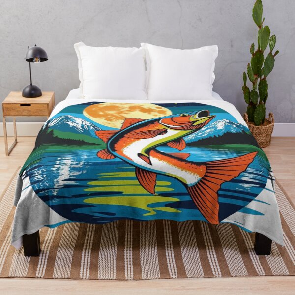Item preview, Jumping Fish Under the Moon: Night Magic in the Forest designed and sold by Mau05store.