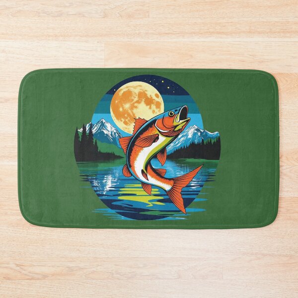 Item preview, Jumping Fish Under the Moon: Night Magic in the Forest designed and sold by Mau05store.