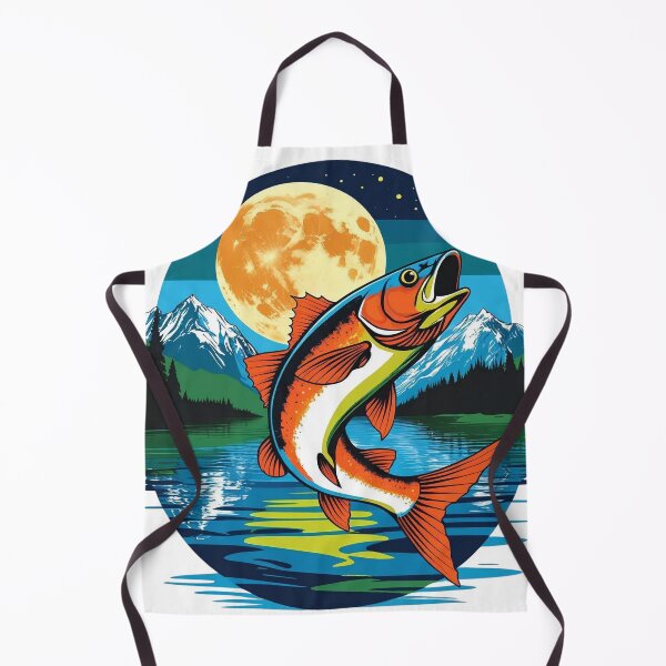 Item preview, Jumping Fish Under the Moon: Night Magic in the Forest designed and sold by Mau05store.
