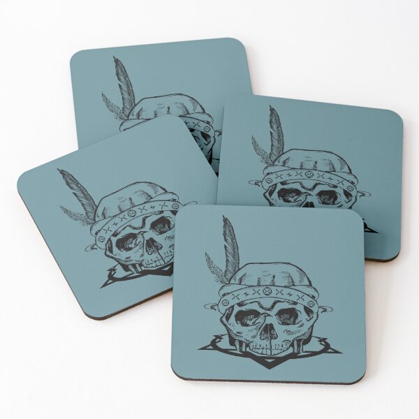 Item preview, Vintage Skull Emblem Design | Dark Alternative Tattoo Style Graphic designed and sold by Half Mess.