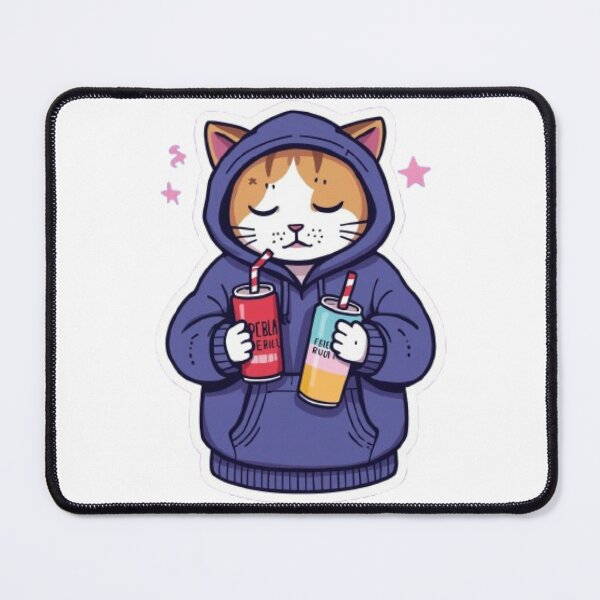 Item preview, No Sleep Just Gaming Cat Sticker designed and sold by Stylestickers55.